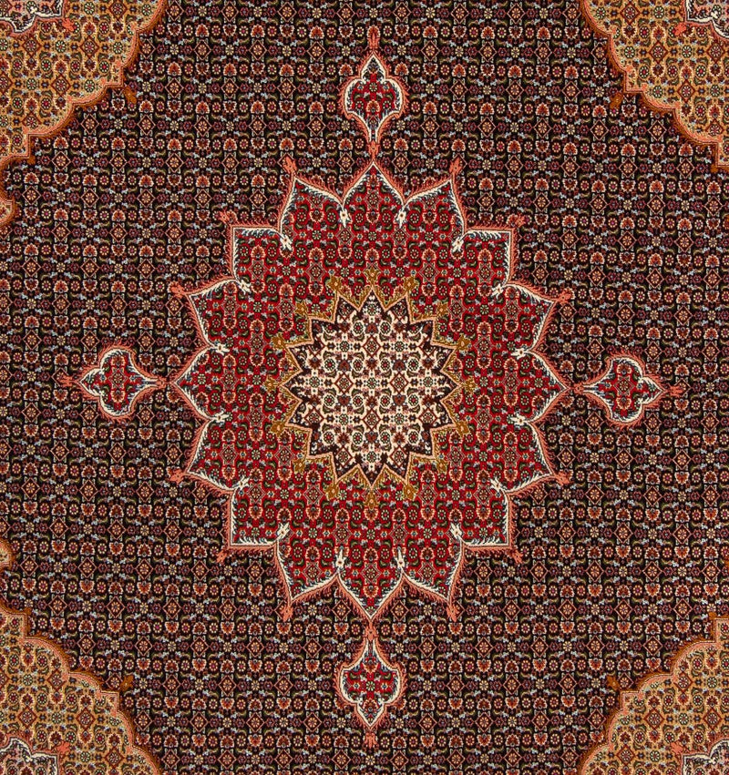 Perserteppich - Täbriz - Royal 219 x 200 cm Teppich Quadratisch