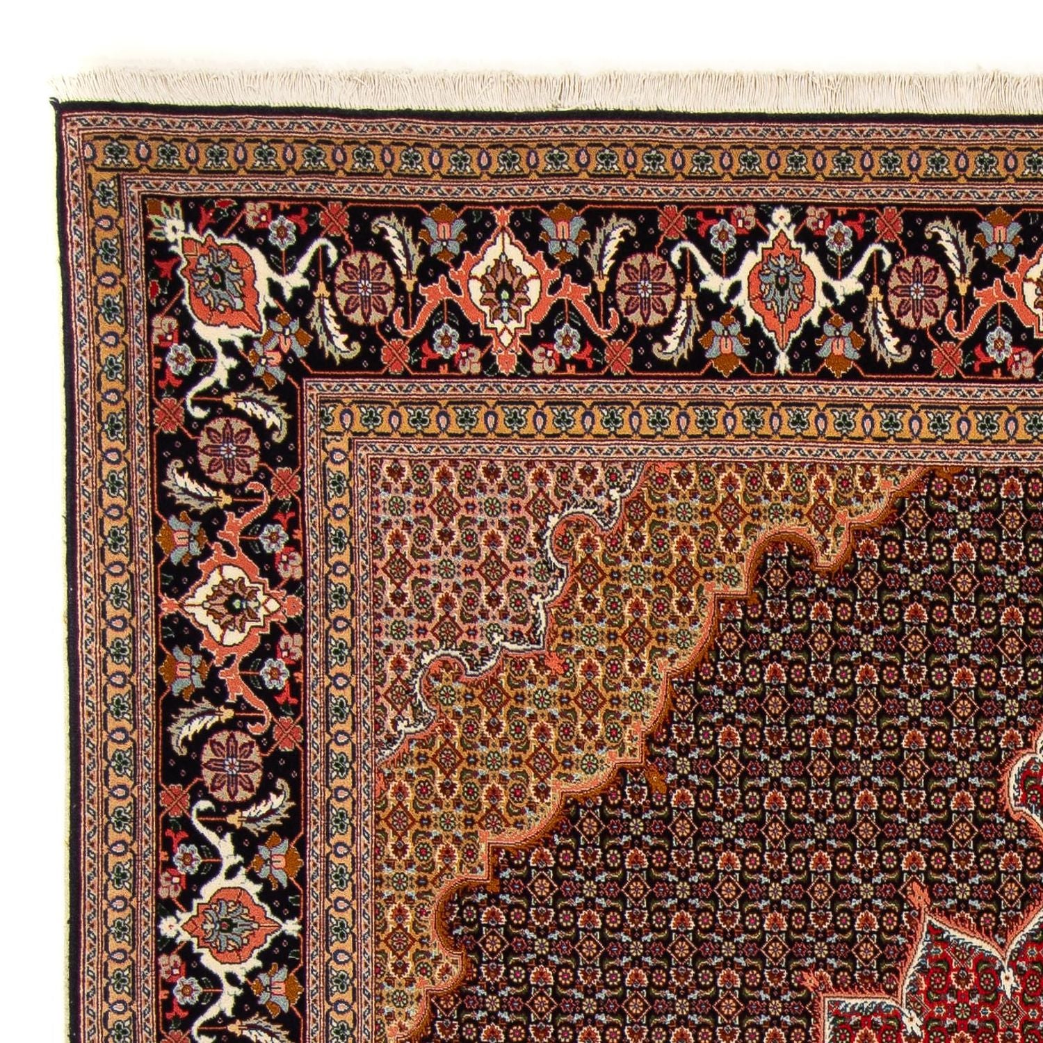 Perserteppich - Täbriz - Royal 219 x 200 cm Teppich Quadratisch