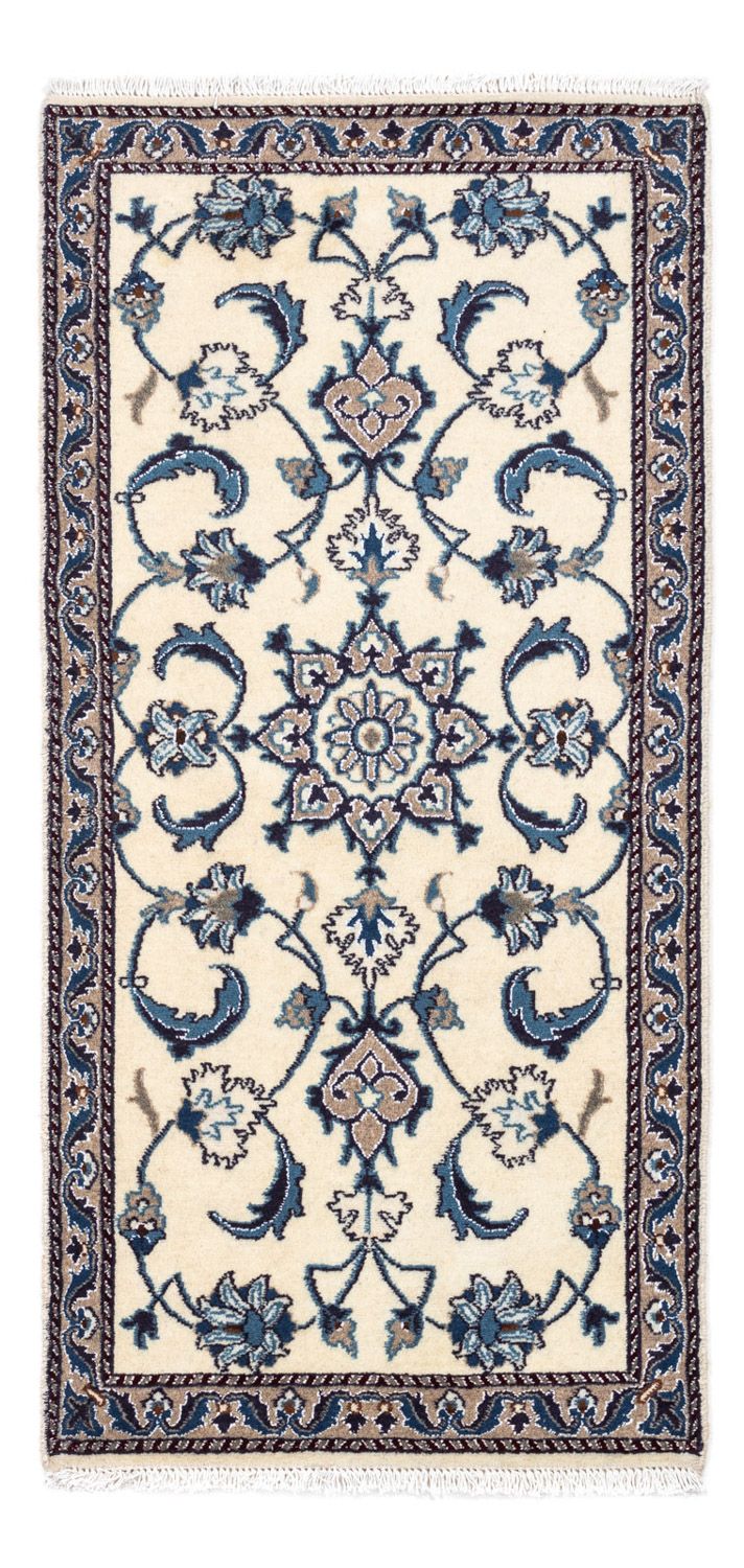 Perserteppich - Nain 136 x 65 cm - beige