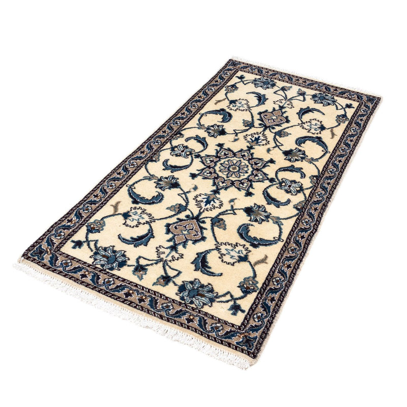 Perserteppich - Nain 136 x 65 cm - beige