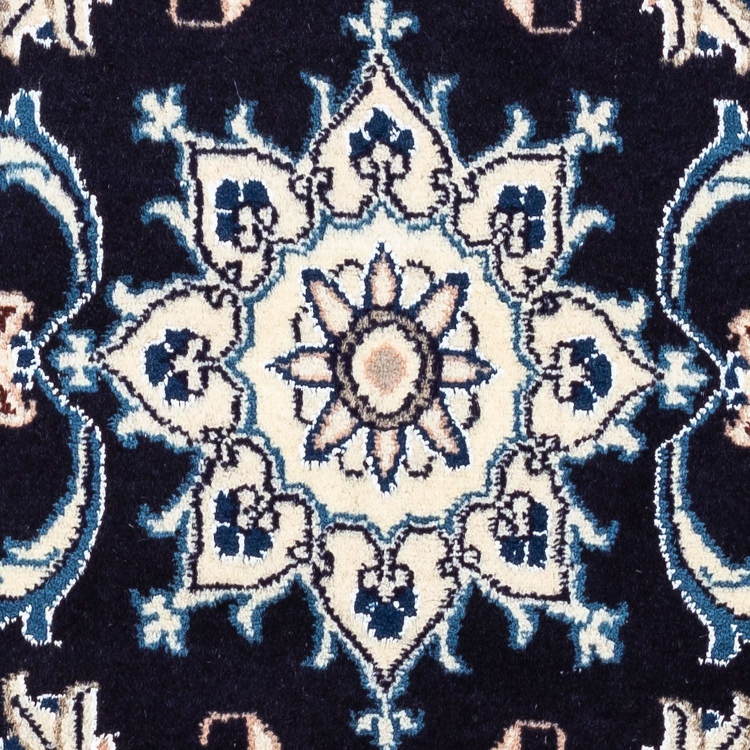 Perserteppich - Nain 143 x 70 cm - dunkelblau