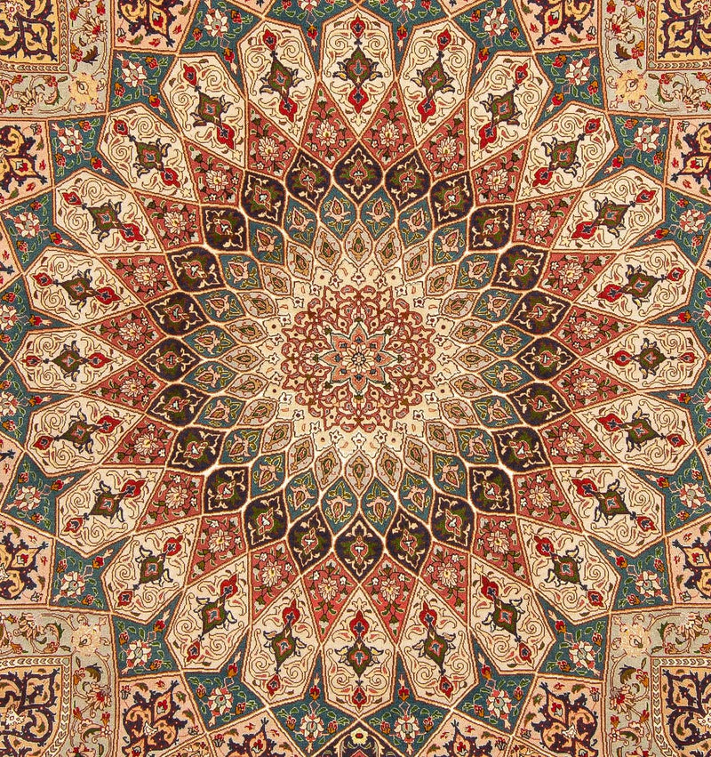 Perserteppich - Täbriz - Royal 250 x 200 cm Wohnzimmer Teppich