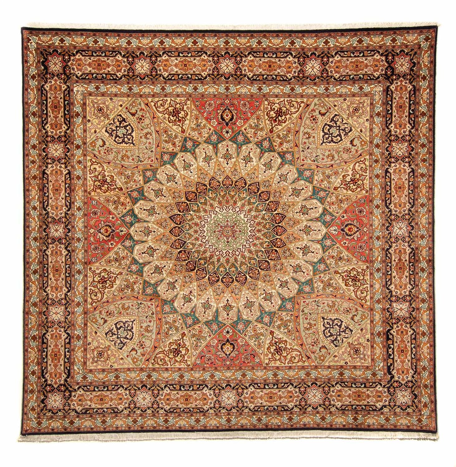 Perserteppich - Täbriz - Royal 253 x 252 cm Quadratischer Teppich