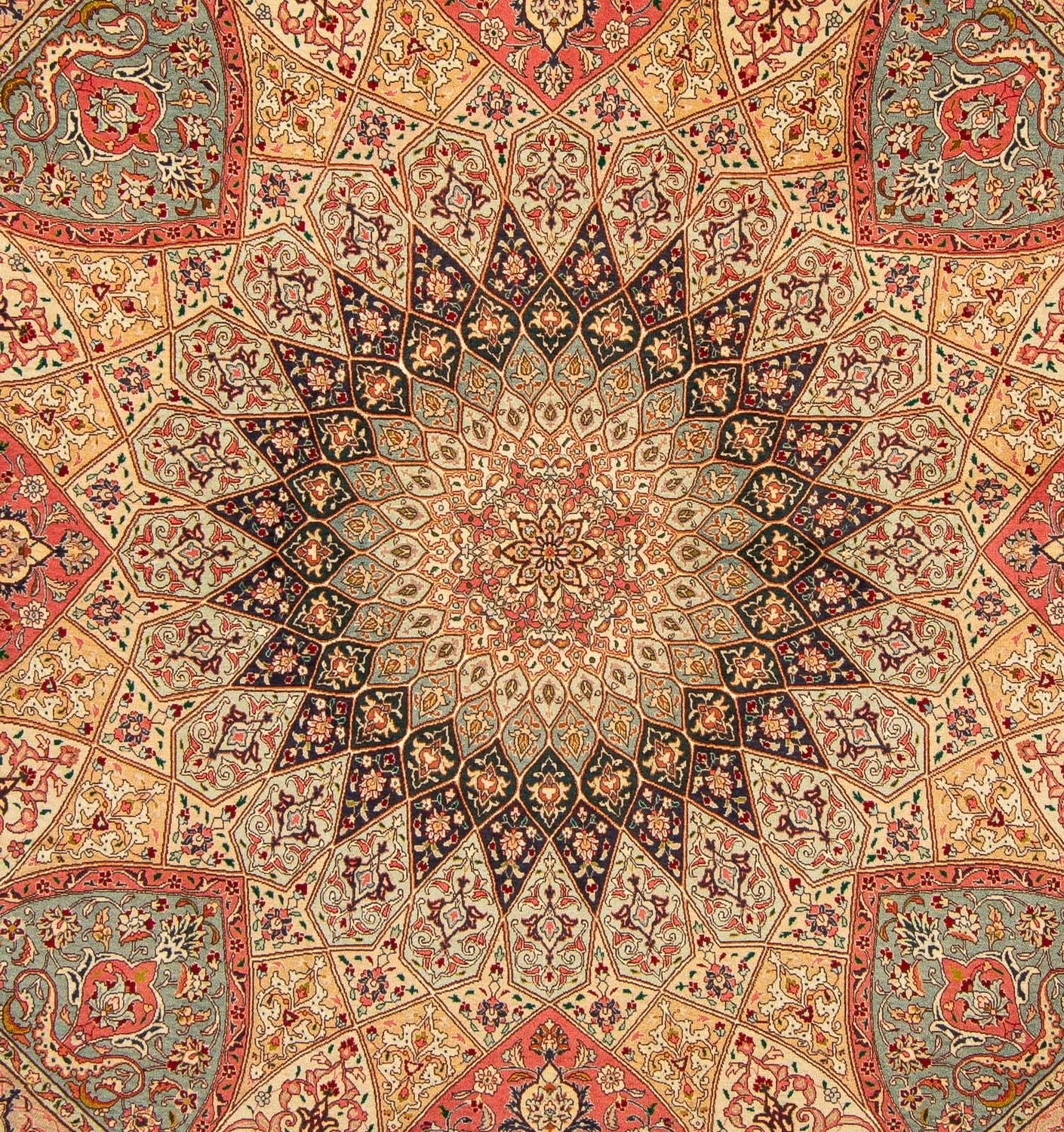 Perserteppich - Täbriz - Royal 253 x 250 cm Teppich Quadratisch