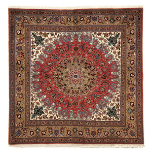 Perserteppich - Täbriz - Royal 202 x 200 cm Quadratischer Teppich