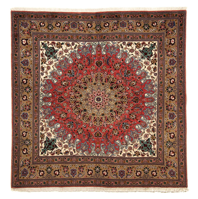 Perserteppich - Täbriz - Royal 202 x 200 cm Quadratischer Teppich