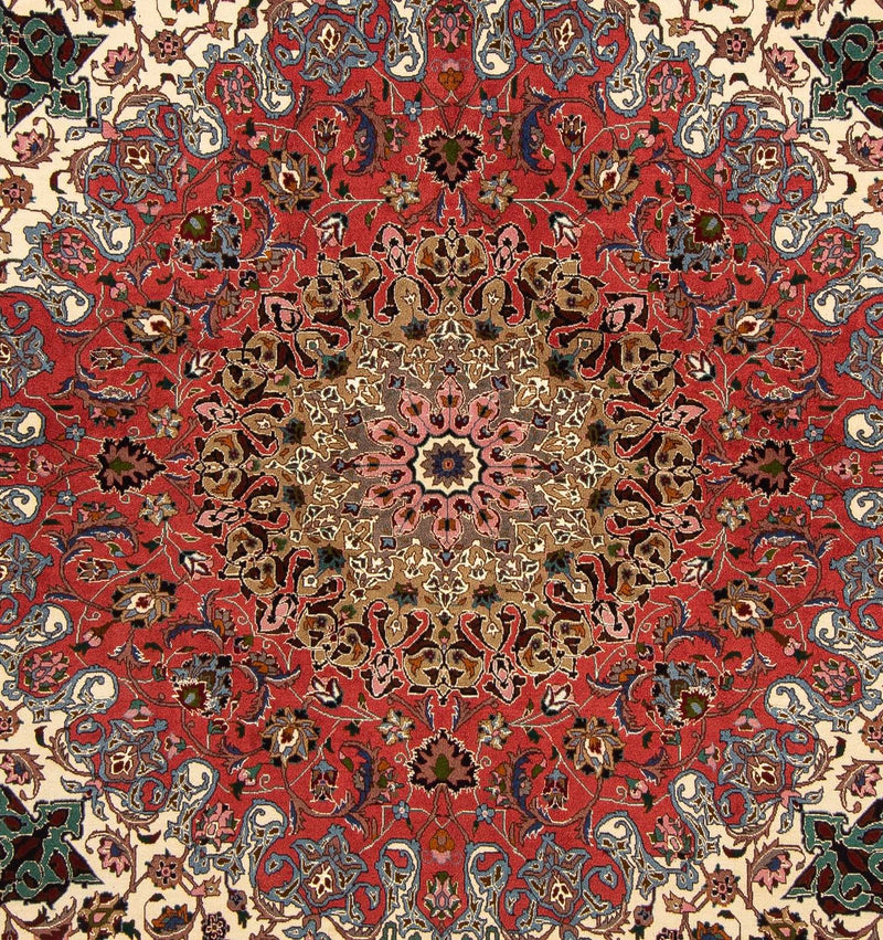 Perserteppich - Täbriz - Royal 202 x 200 cm Quadratischer Teppich
