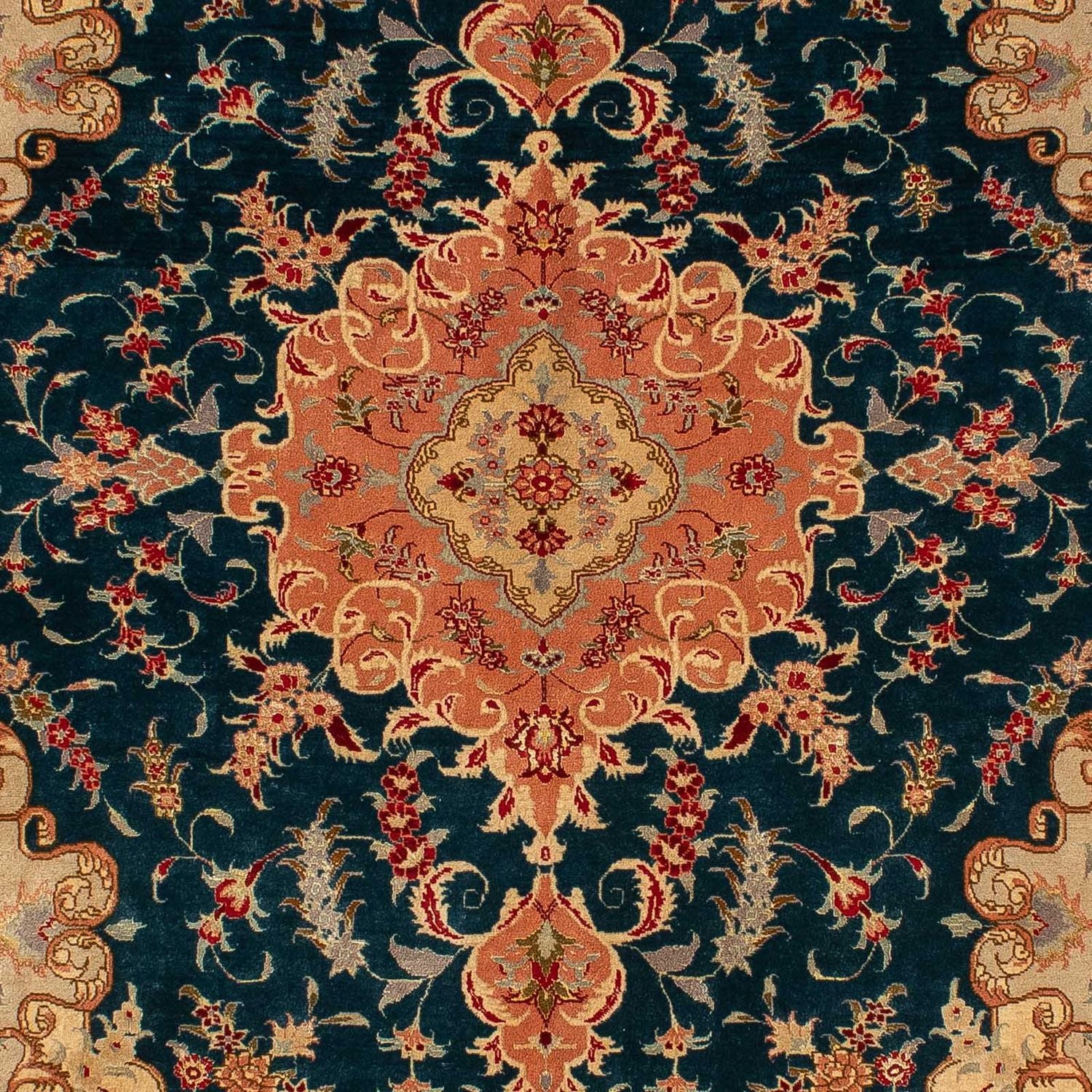 Perserteppich - Täbriz - Royal 202 x 152 cm Teppichbrücke