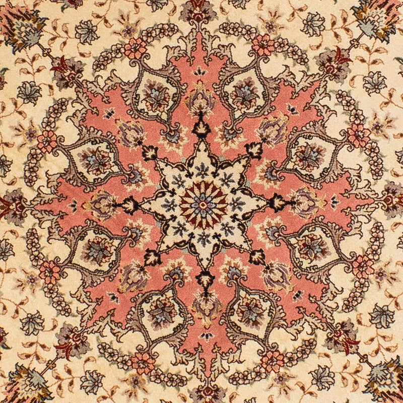 Perserteppich - Täbriz - Royal 150 x 150 cm - hellbraun