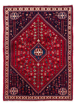 Perserteppich - Nomadic 150 x 103 cm - dunkelrot