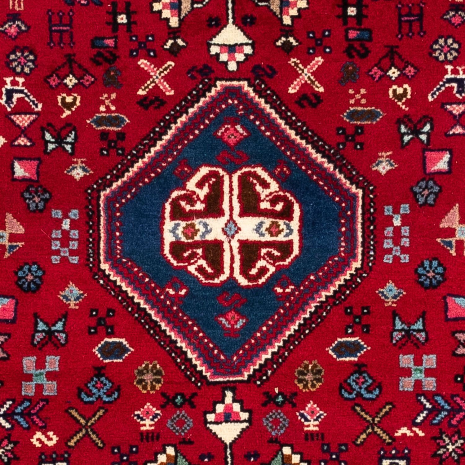 Perserteppich - Nomadic 150 x 103 cm - dunkelrot