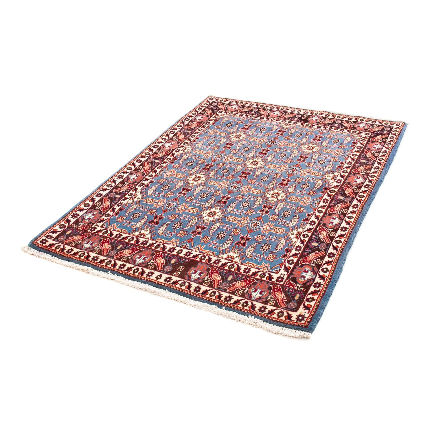 Perserteppich - Nomadic 146 x 107 cm - dunkelblau