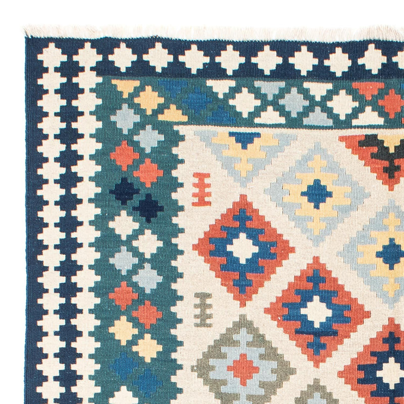 Kelim Teppich - Oriental 196 x 155 cm - beige