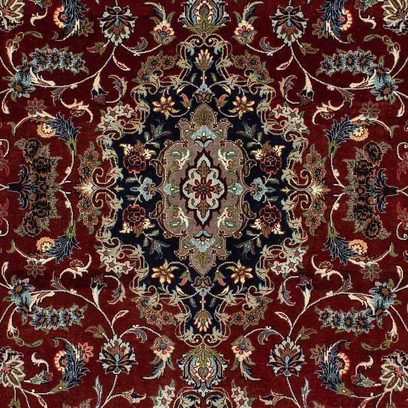 Perserteppich - Ghom 204 x 138 cm - dunkelrot