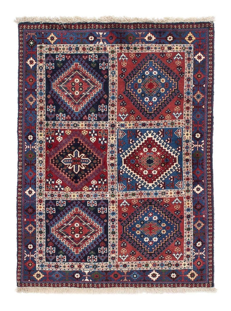 Perserteppich - Nomadic 140 x 100 cm - dunkelrot