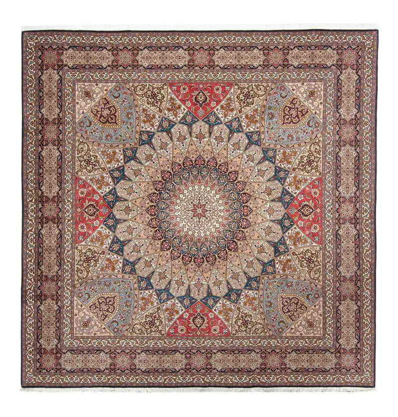 Perserteppich - Täbriz - Royal 253 x 251 cm Quadratischer Teppich