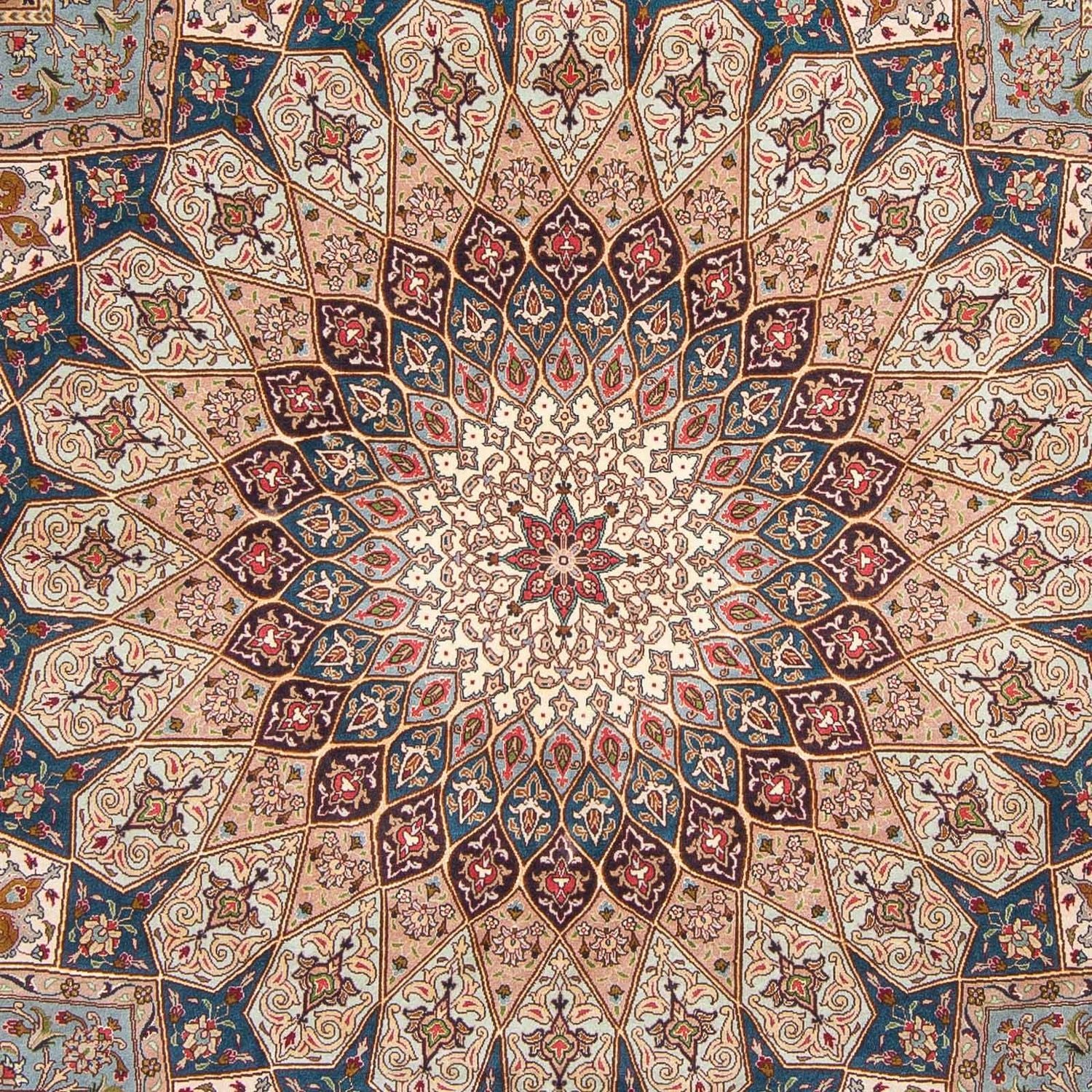 Perserteppich - Täbriz - Royal 253 x 251 cm Quadratischer Teppich