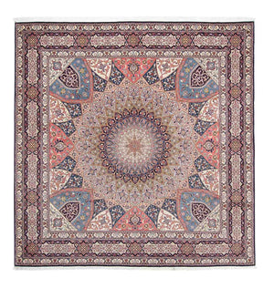 Perserteppich - Täbriz - Royal 257 x 255 cm Quadratischer Teppich