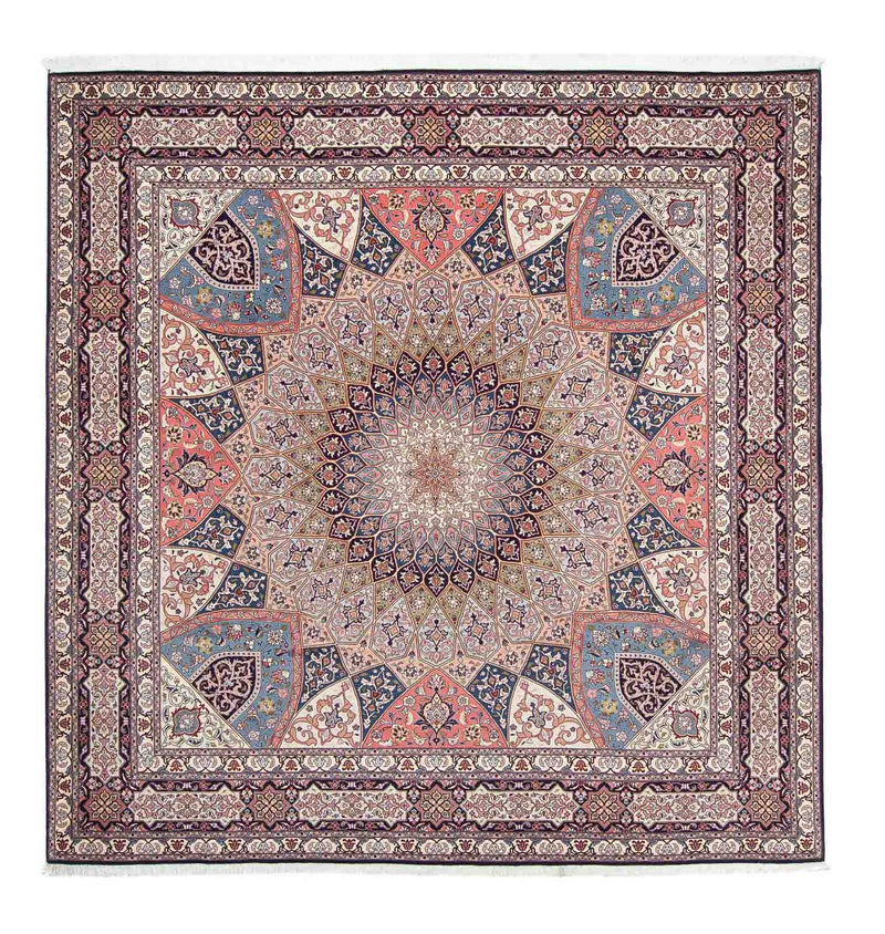 Perserteppich - Täbriz - Royal 257 x 255 cm Quadratischer Teppich