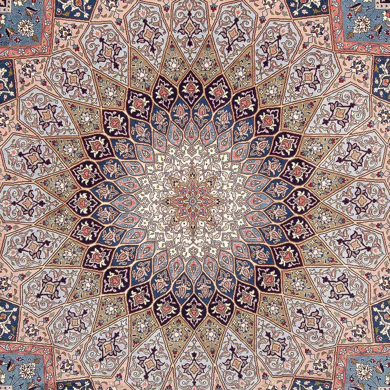 Perserteppich - Täbriz - Royal 257 x 255 cm Quadratischer Teppich