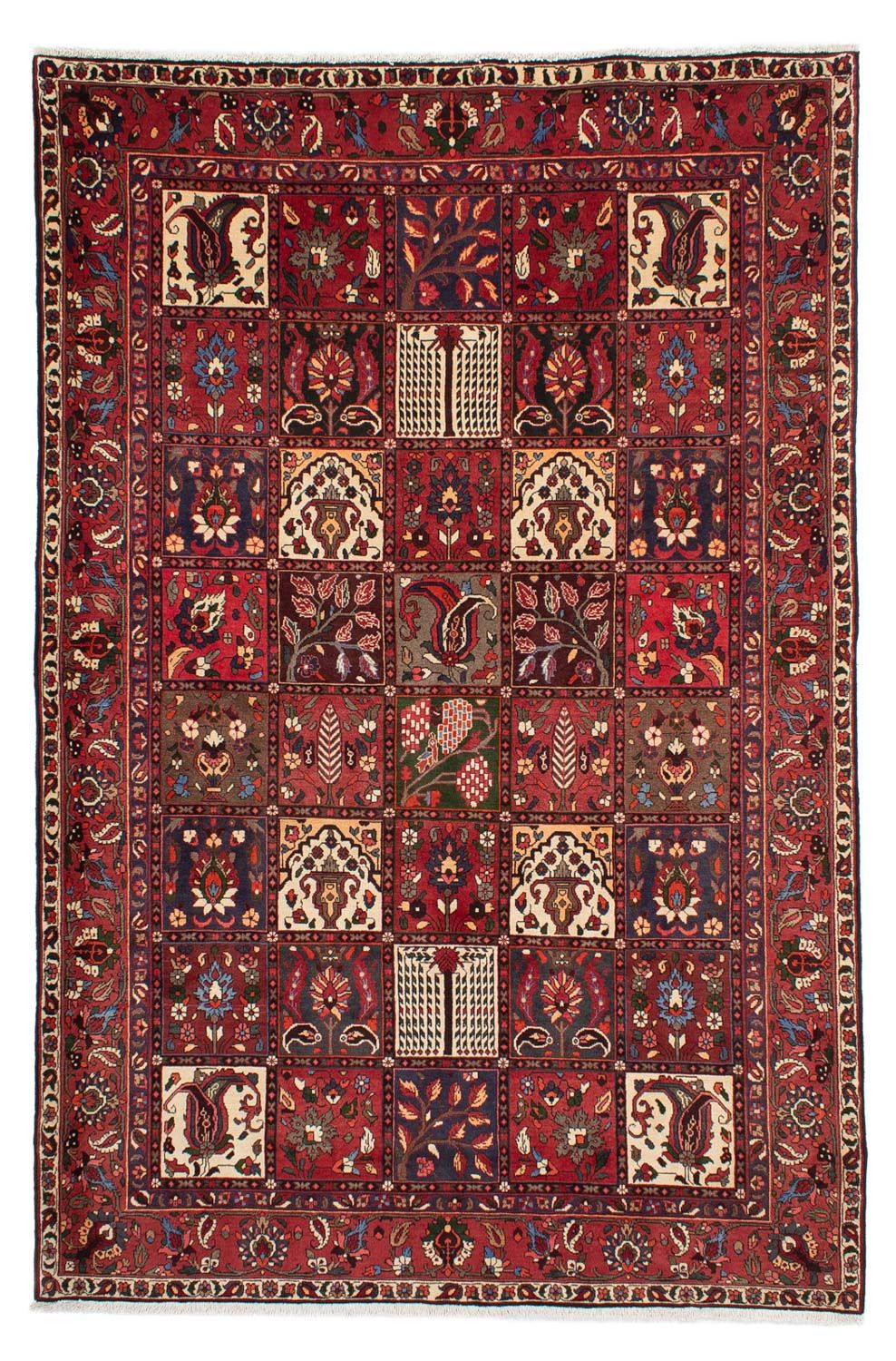 Perserteppich - Nomadic 310 x 210 cm - dunkelrot