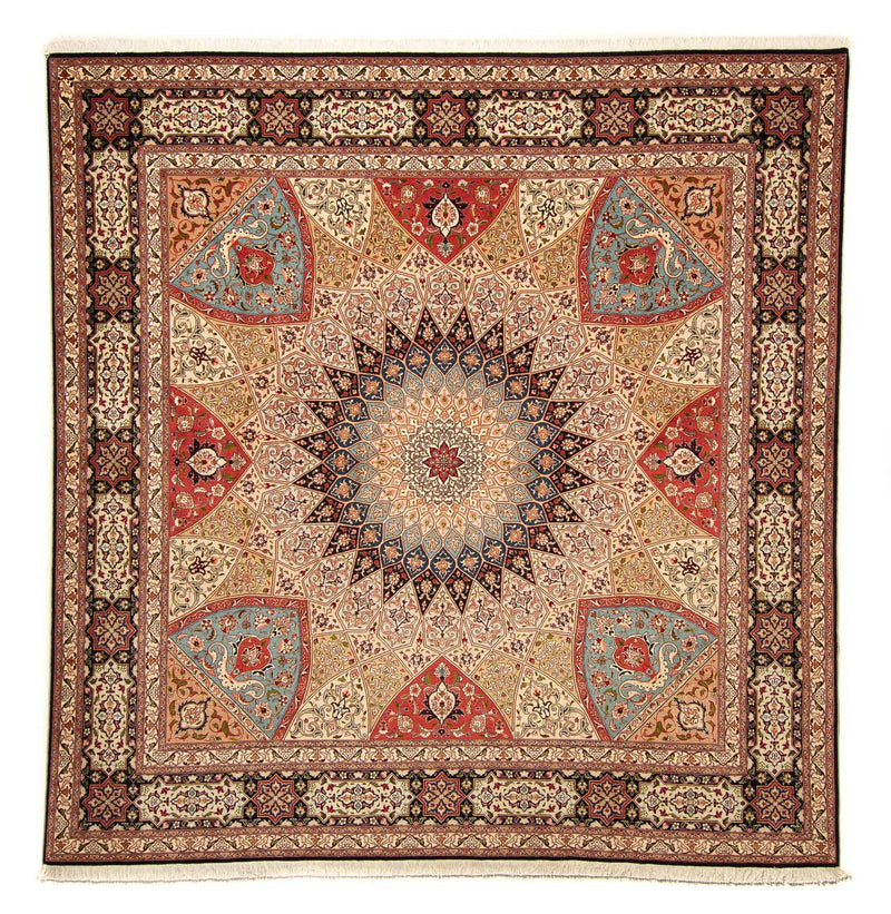 Perserteppich - Täbriz - Royal 254 x 250 cm Quadratischer Teppich