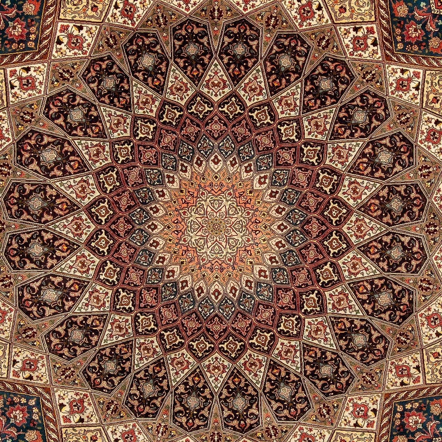 Perserteppich - Täbriz - Royal 360 x 260 cm Wohnzimmer Teppich