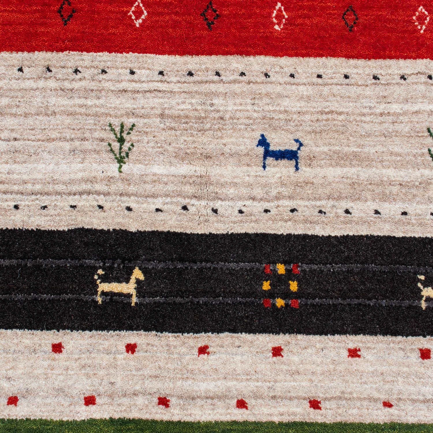 Gabbeh Teppich - Loribaft Indus 202 x 143 cm