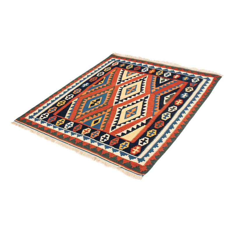 Kelim Teppich - Oriental 114 x 102 cm - rot