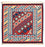 Kelim Teppich - Oriental 105 x 103 cm - rot
