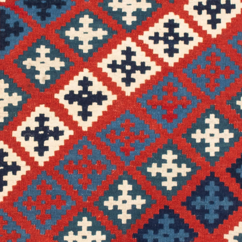Kelim Teppich - Oriental 105 x 103 cm - rot