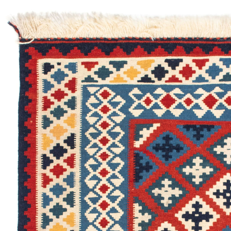 Kelim Teppich - Oriental 105 x 103 cm - rot