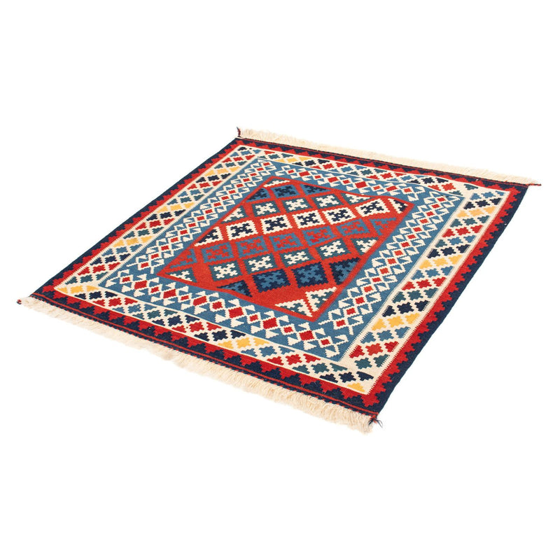 Kelim Teppich - Oriental 105 x 103 cm - rot