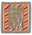 Kelim Teppich - Oriental 102 x 101 cm - orange