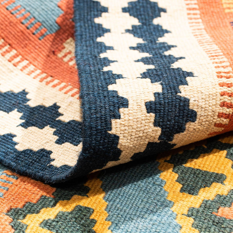 Kelim Teppich - Oriental 102 x 101 cm - orange