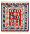 Kelim Teppich - Oriental 110 x 105 cm - blau