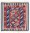 Kelim Teppich - Oriental 103 x 101 cm - rot