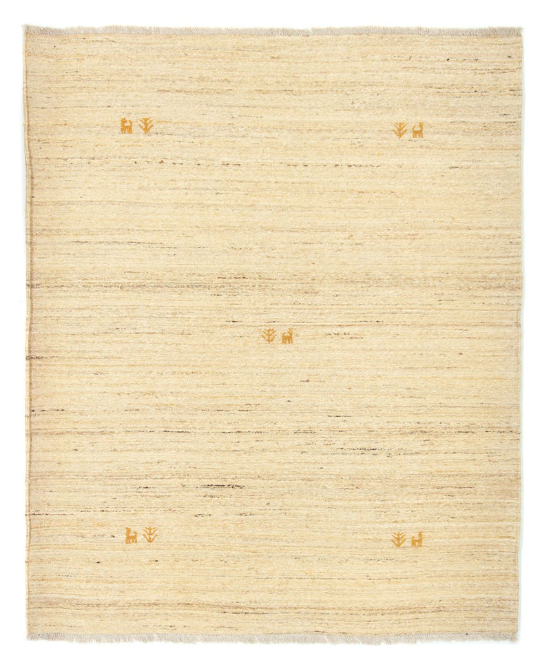 Gabbeh Teppich - Perser 192 x 156 cm - beige