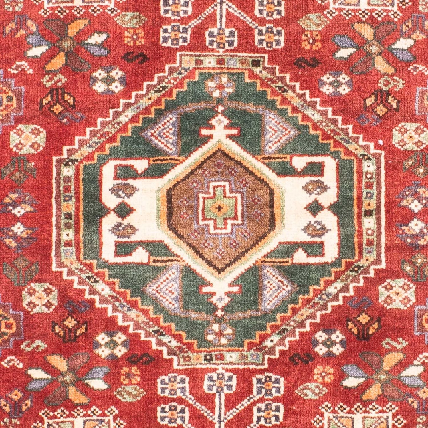 Perserteppich - Nomadic 152 x 103 cm - dunkelrot