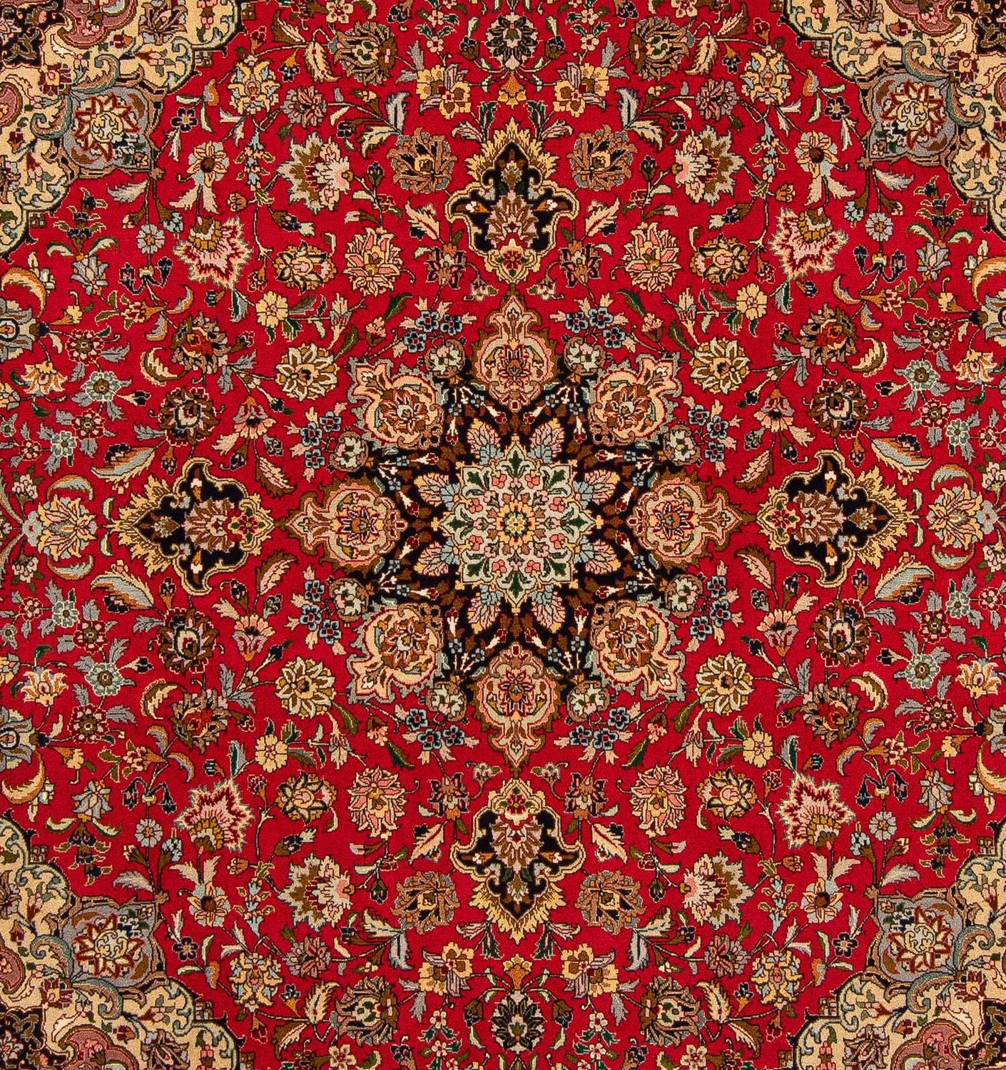 Perserteppich - Täbriz - Royal 204 x 203 cm Quadratischer Teppich