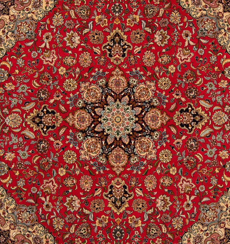 Perserteppich - Täbriz - Royal 204 x 203 cm Quadratischer Teppich