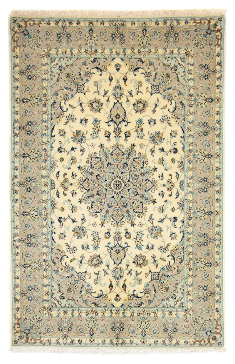 Perserteppich - Keshan 210 x 137 cm - beige