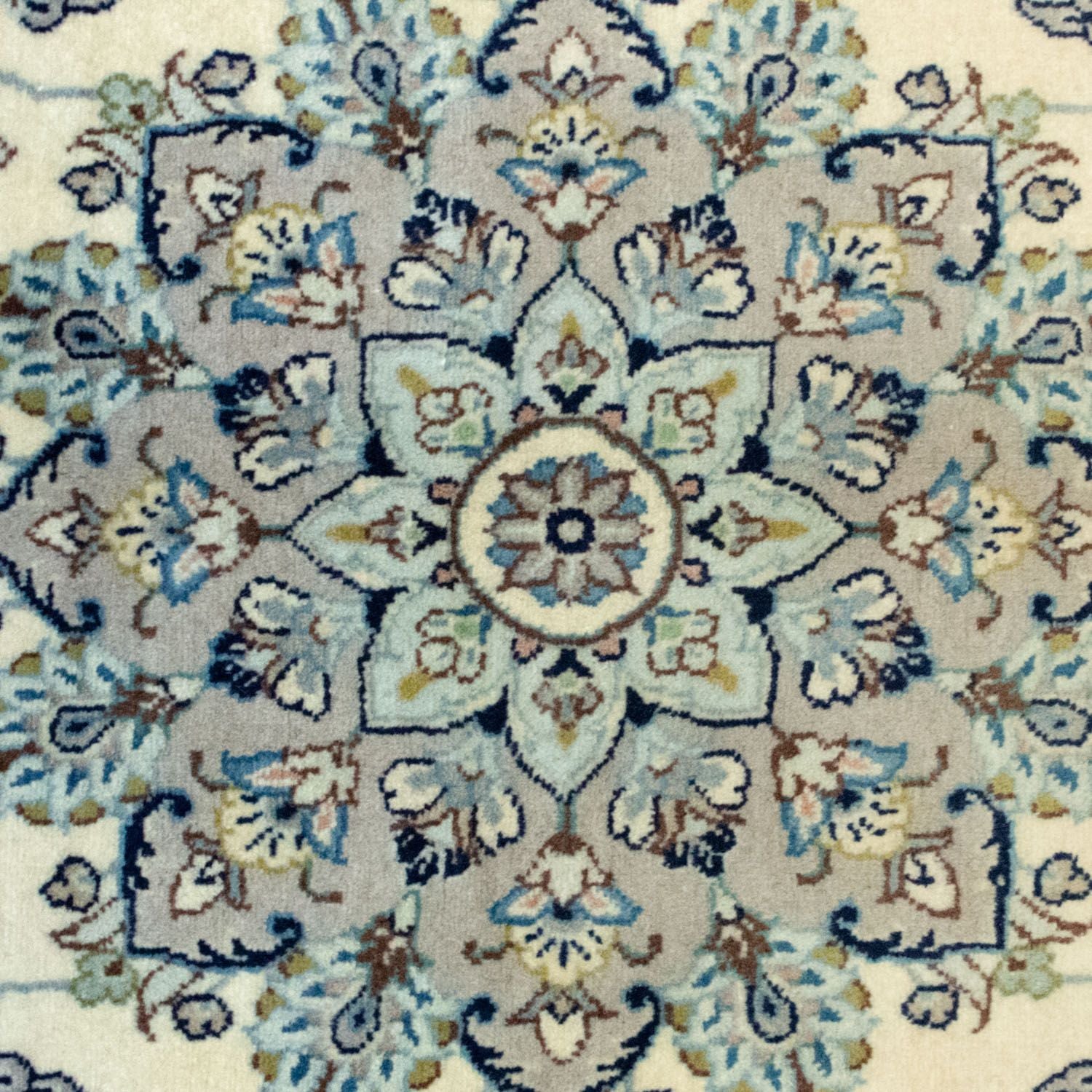 Perserteppich - Keshan 210 x 137 cm - beige