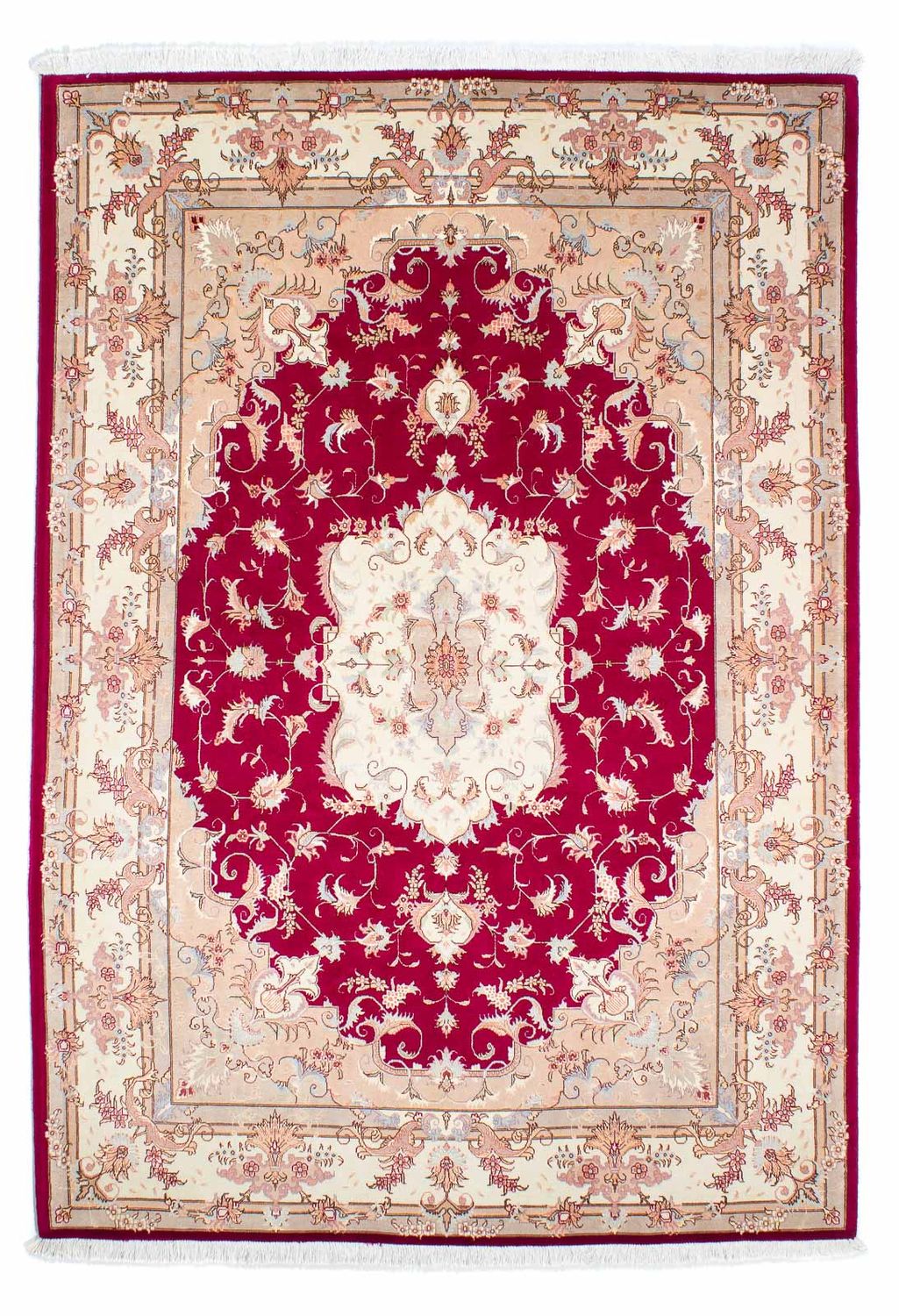 Perserteppich - Täbriz - Royal 235 x 164 cm Wohnzimmer Teppich