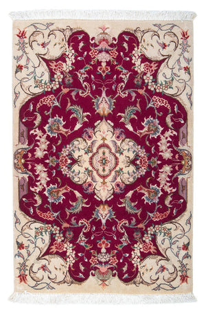 Perserteppich - Täbriz - Royal 90 x 60 cm - dunkelrot