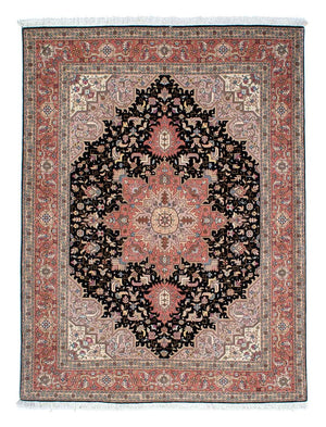 Perserteppich - Täbriz - Royal 196 x 152 cm - dunkelblau