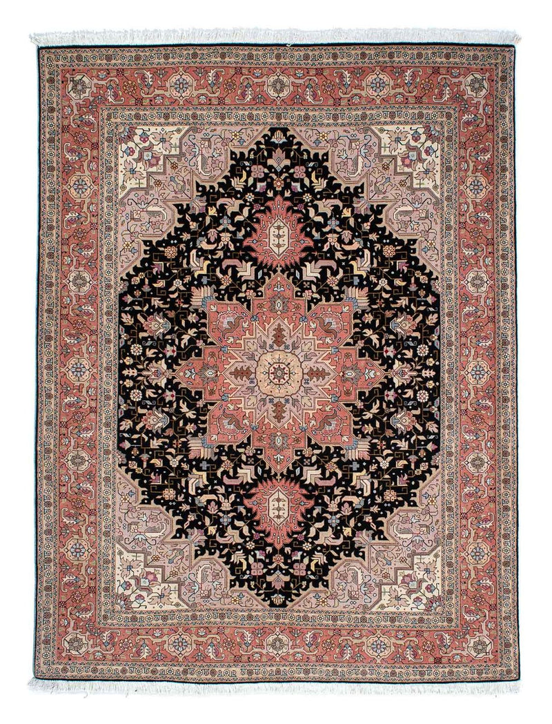 Perserteppich - Täbriz - Royal 196 x 152 cm - dunkelblau