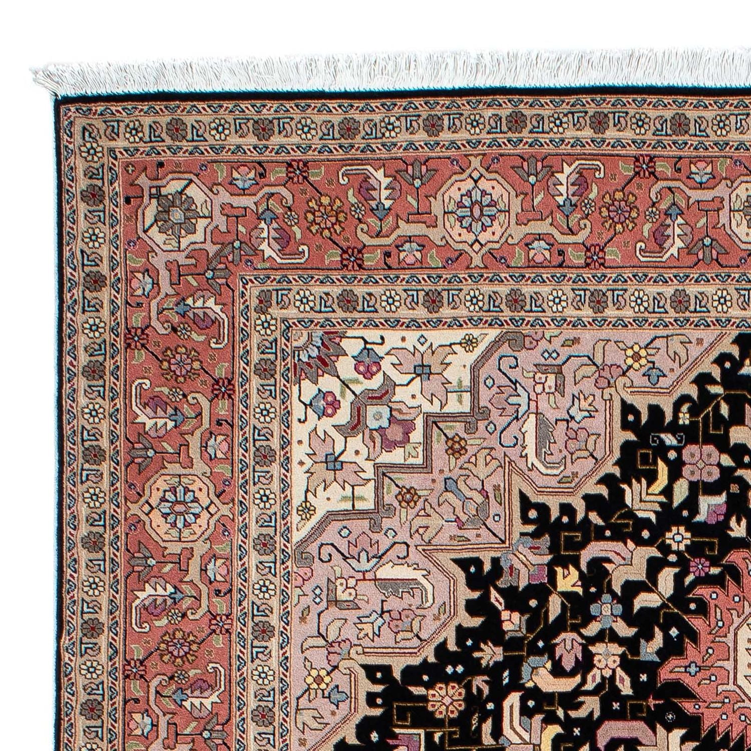 Perserteppich - Täbriz - Royal 196 x 152 cm - dunkelblau