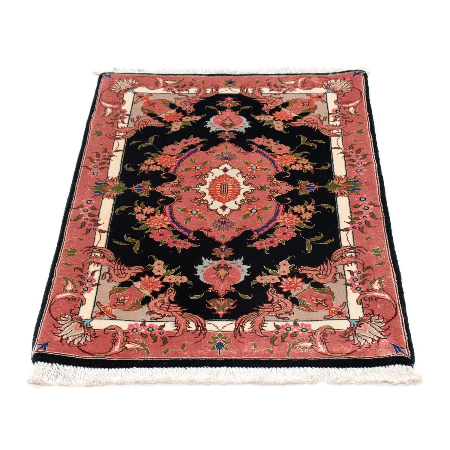 Perserteppich - Täbriz - Royal 90 x 60 cm - dunkelblau