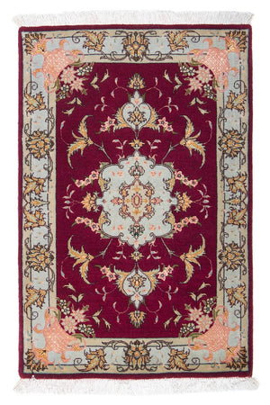 Perserteppich - Täbriz - Royal 90 x 60 cm - dunkelrot